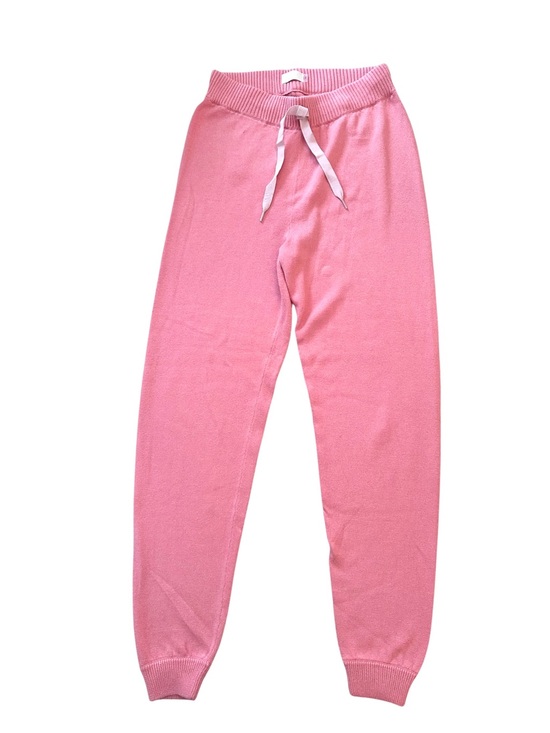 MOTHER Pants - Mother The Blissful Ankle Knit Sweatpants Rose of Sharon Pink Salmon size Small